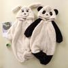 Panda Rabbit Pattern Baby Romper Pajamas 0-24months Toddler Outfit  Boy Girl