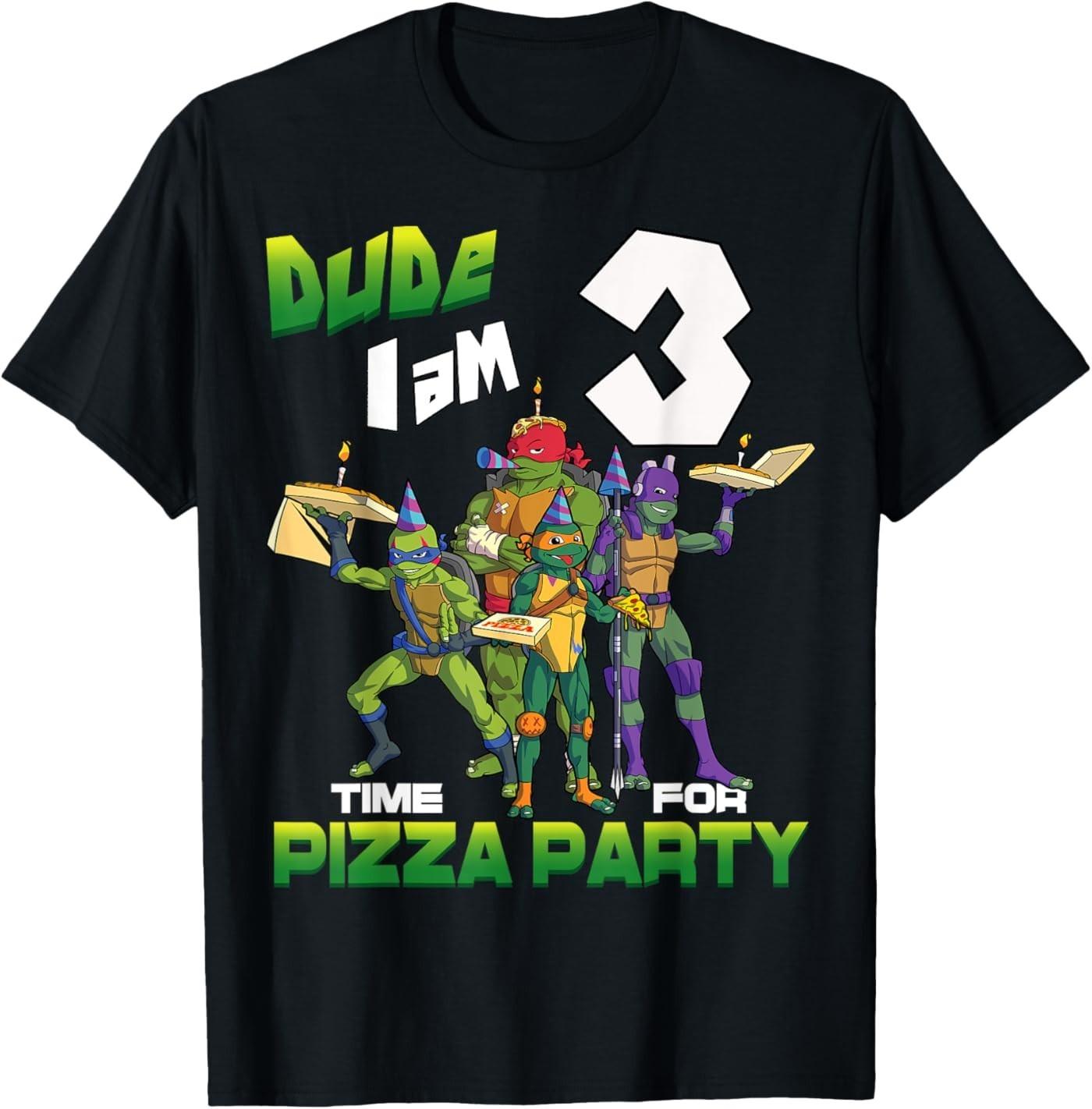 Mademark x Teenage Mutant Ninja Turtles - Dude I am 3 Years Old Turtles Pizza Bi L