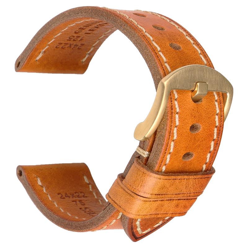 

Ремінець для годинника Розкішний ремінець для годинника Натуральна шкіра Ремінці для годинника 20 мм 22 мм Чорний Темно-коричневий Жіночий Чоловік Ремінець для годинника з натуральної шкіри 20mm