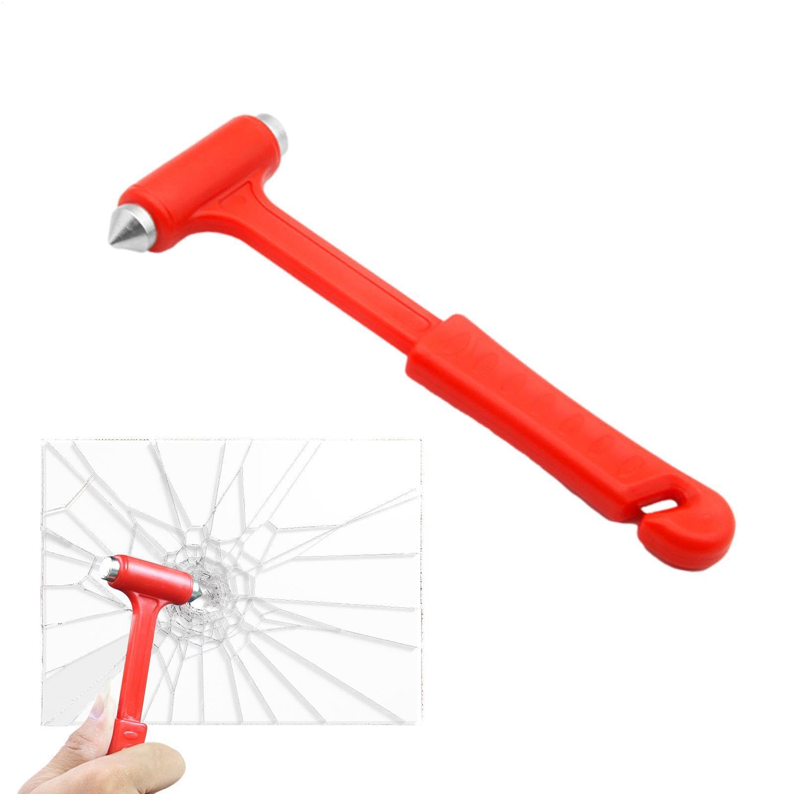 

Car Rescue Hammer, Car Escape Hammer, Emergency Escape Safety Hammer, Multifunctional Window Break Window Please refer to the description красный