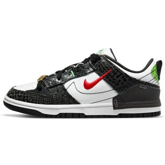 Nike Dunk Low Disrupt 2 Just Do It Black Snakeskin Shoe DV1490-161