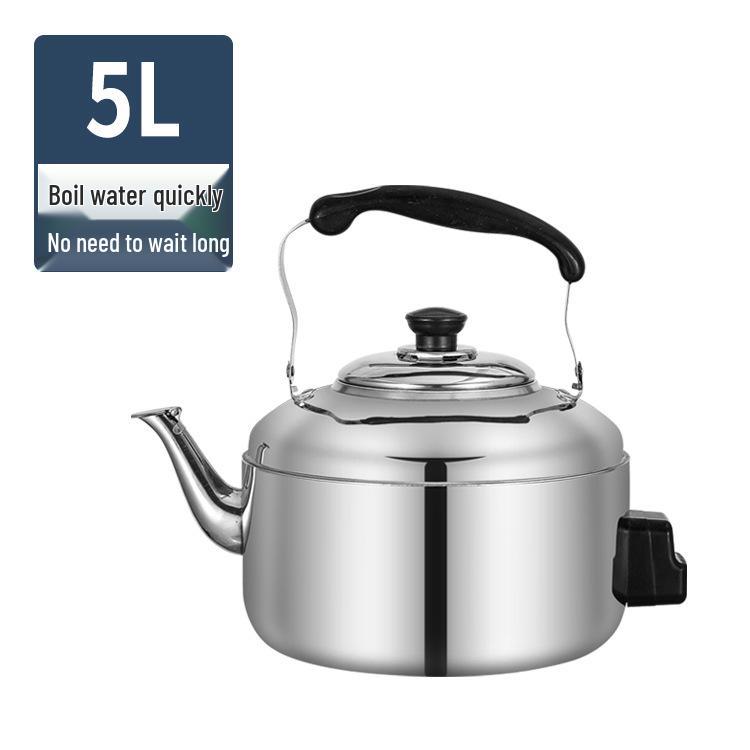Електричний чайник з нержавіючої сталі великої місткості - Швидке закипання для комерційного та домашнього використання