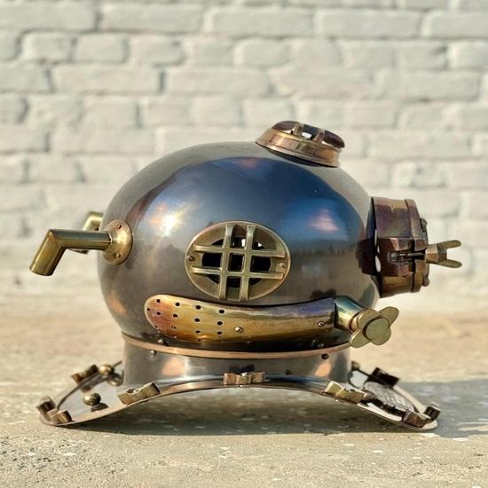 Handmade US Navy Diving Helmet:45.72 Cm Nautical Decor