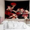 Slam-Dunk Print Tapestry, Backdrop, Easy Setup, Ideal for Bedroom, Office & Living Room, with Aesthetic Wall Hanging Decor.