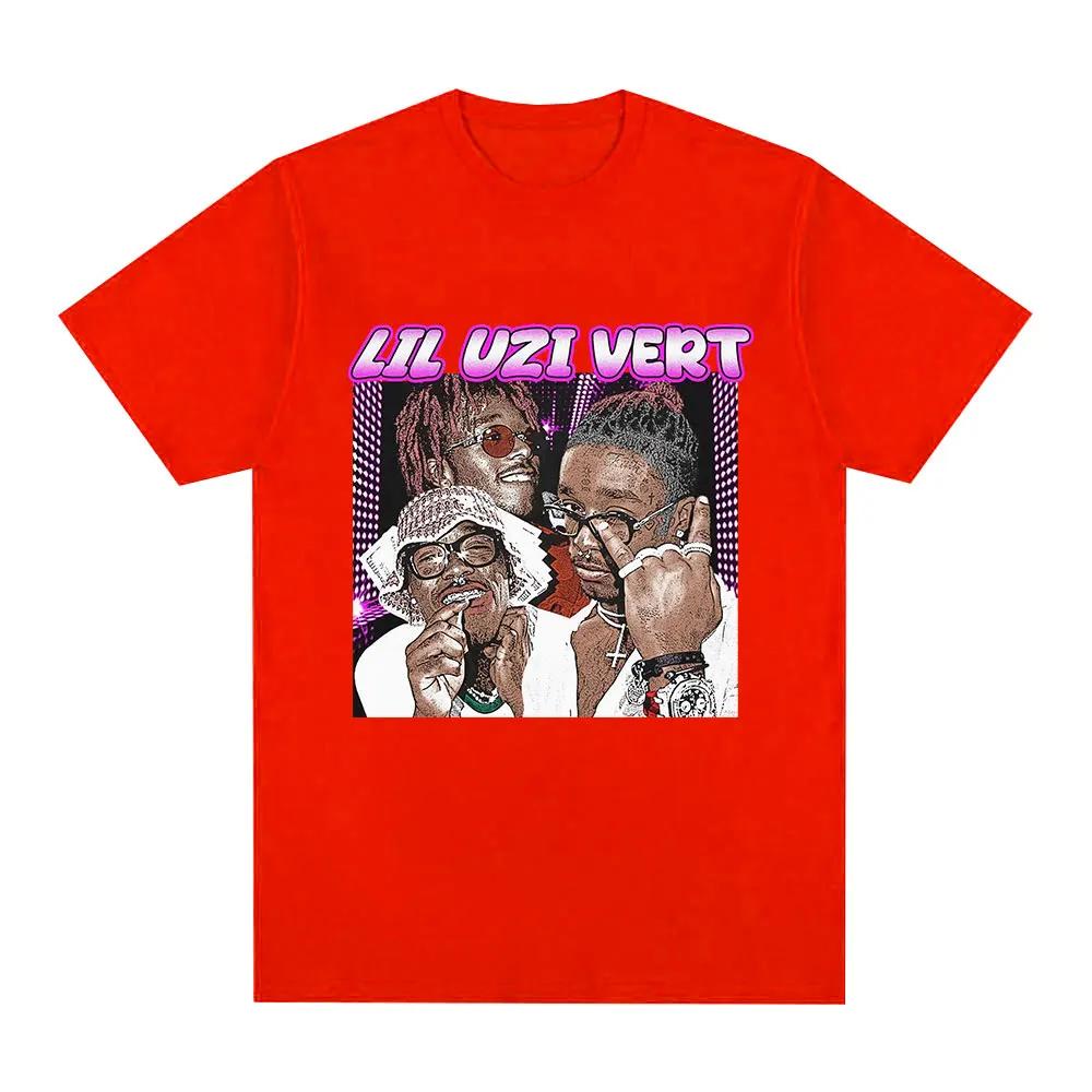 Rapper Lil Uzi Vert Graphic T-shirt Fashion Hip Hop Oversized T Shirts Casual Cotton Short Sleeve T-shirts Streetwear Unisex