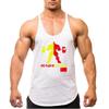 Muscleguys Men's Y-shaped Sports Fitness Vest Light Soft Sleeveless T-shirt Loose Casual