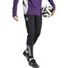 Adidas Striped Slim Fit Soccer Pants Men Bottoms Black JP3118