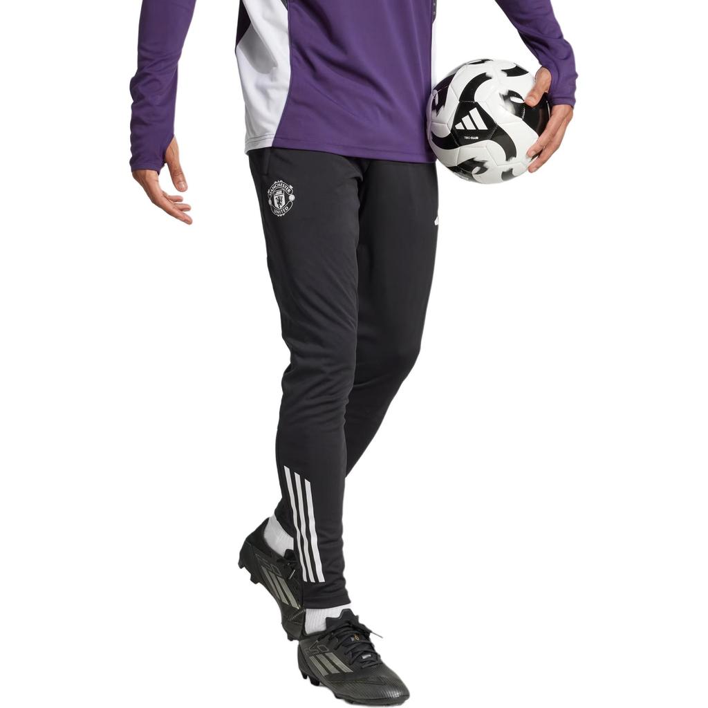 Adidas Striped Slim Fit Soccer Pants Men Bottoms Black JP3118