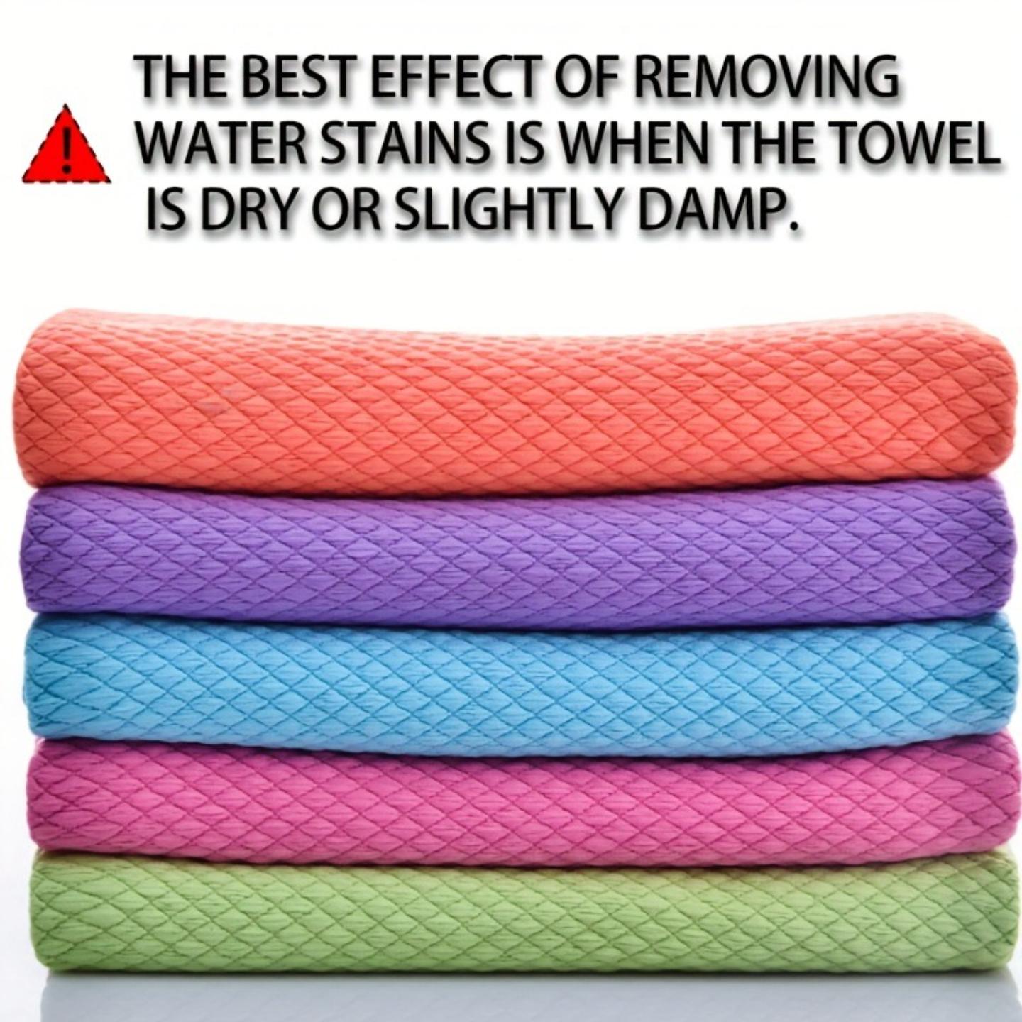 Lint-Free Streak-Free Glass Wiping Cloth Effective Water Stain Remover Towel For Window Mirror Car Glass Daily Cleaning Work