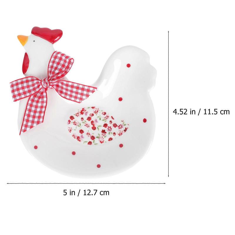 Ceramic Sweet Dessert Plate Creative Embossed Tableware for Storage 1Pcs