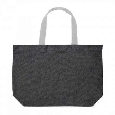 Impact Aware Large Recycled Canvas Undyed Tote Bag