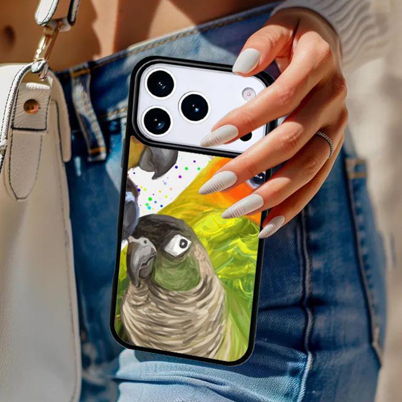 African Grey Parrot Phone Case For iPhone 17 Air 14 15 13 12 Max Cover For Apple 14 15 16 16e 11 Pro Max Plus Coque