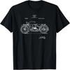 Classic Vintage Patent Print 1919 Motorcycle Gift T-Shirt T-Shirt
