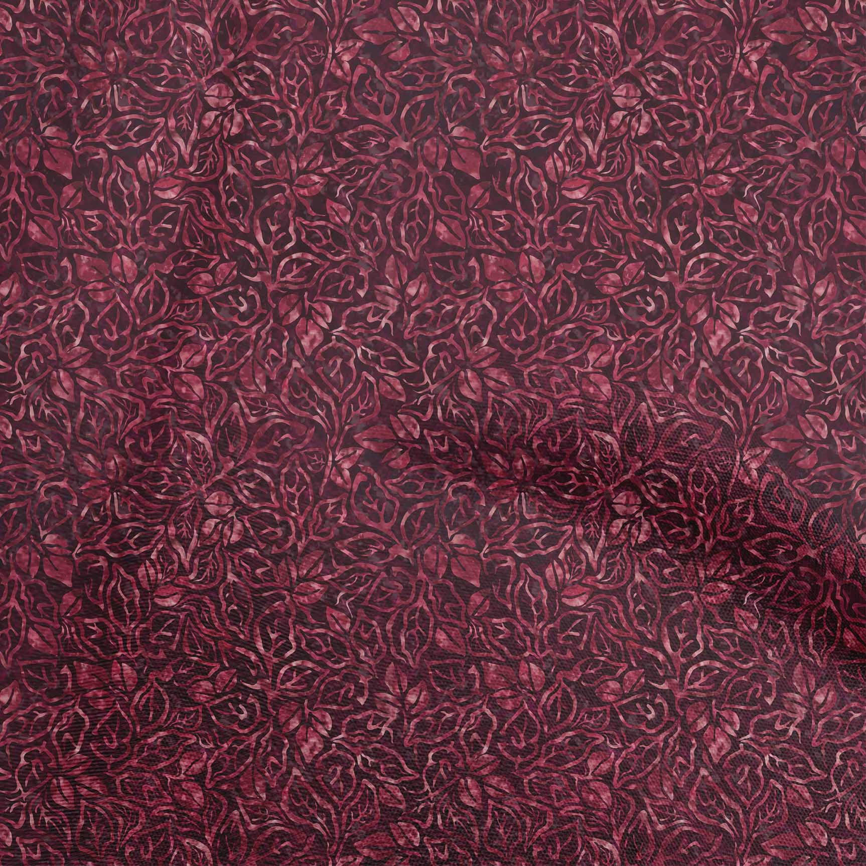 

OneOone Cotton Flex Brown Fabric Aian Batik Dress Material Тканина Тканина з принтом у дворі 40 дюймів 42 Inch Wide - Viscose Chiffon червоний