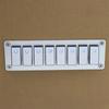 8 Rocker Switch Panel Switch Panel with LED Light For Boat Car