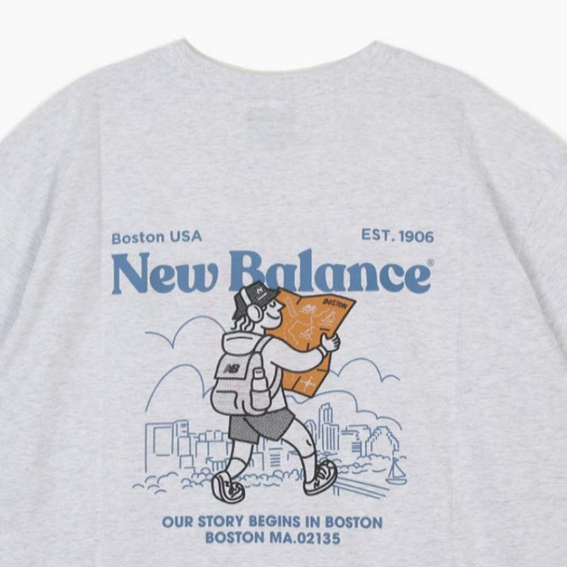 New Balance Tee Nqj NbnefcO253 16 Uni Nb BOy Travel ShOrt Sleeve Tee  O