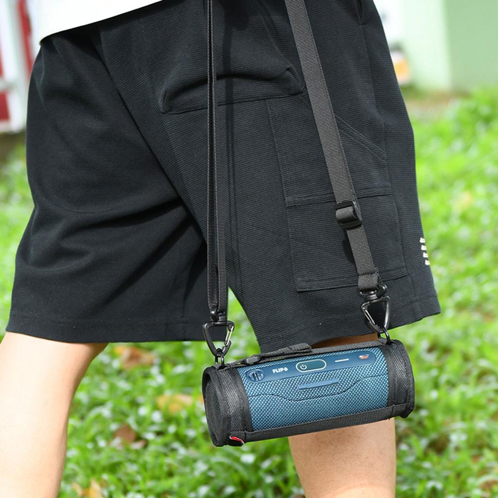 Nylon Speaker Case For JBL Flip 6 Wireless Speaker Cover Travel Portable Mountaineering Shockproof Speaker Sleeve