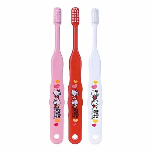 

[Dental Clinic Product] Ci 502 Sanrio Hello Kitty Toothbrushes x 12 (Regular) For infants and early elementary school children