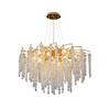 Star Crafts Luxury Crystal Chandelier with Octagonal Beads & Tassels for Living Room, Dining Room, Bedroom