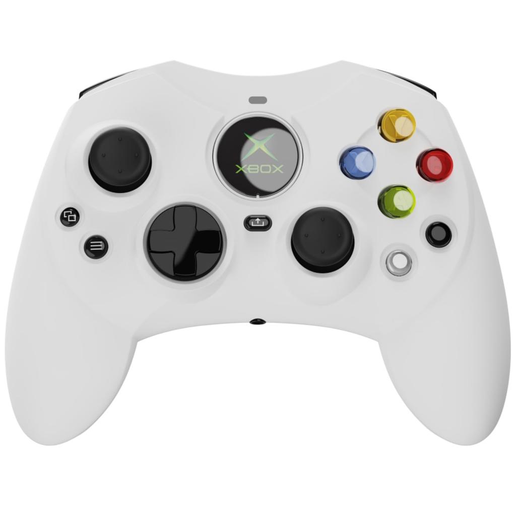 HYPERKIN DuchesS Kabelgebundener Controller Kompatibel mit Xbox Series Ein offiziell lizenziertes Xbox-Modell, das Nostalgie und (Weiß) XS/Xbox One/Windows