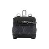 LOUIS VUITTON Steamer Coated Canvas With Leather Trim Storage Bags Pendants Shoulder Bag Crossbody Bag Mini Men's Black M00340