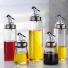High-End Glass Oil & Vinegar Pour Bottle with Scale for Kitchen Seasoning