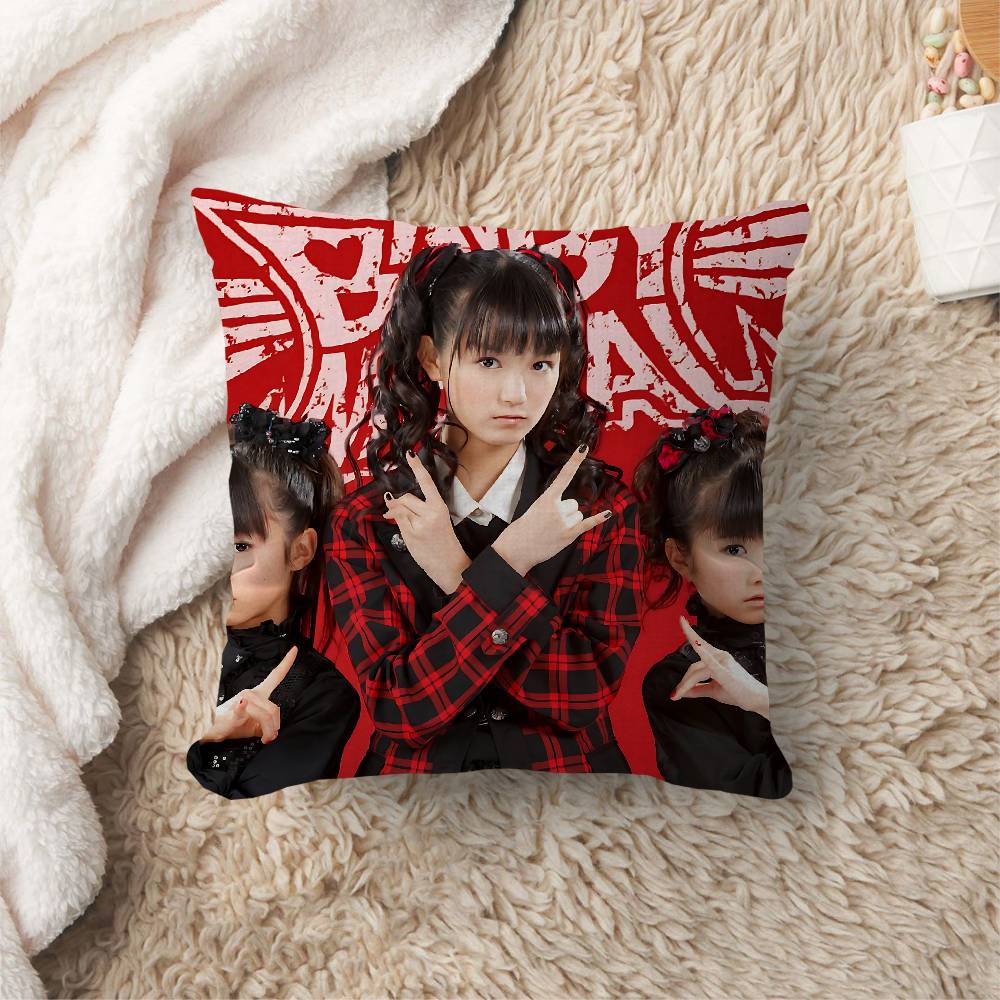 Japanese BBABYMETAL Band Music Cushion Cover Decorative Pillow Sofa Home Decor Case Pillow Cases