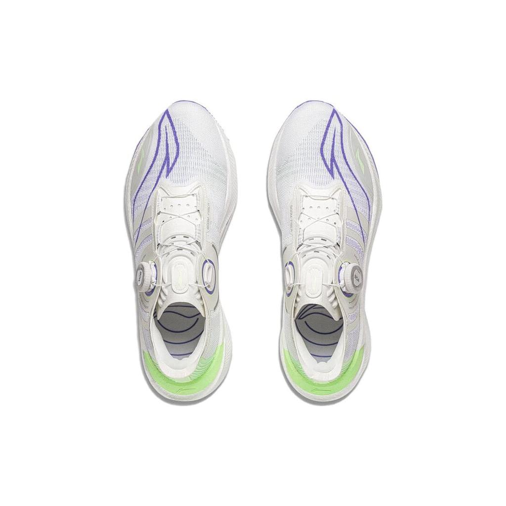 Li Ning Shadow 2.0 Slip Resistant Low Top GCU A GRIP PRO Running Shoes Unisex White Cyan Purple ARRT017-2