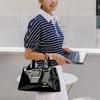 Crocodile Pattern Handbag Shoulder Messenger Bag Commuter Bag
