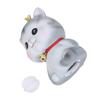 Cartoon Kitten Saving Pot Vinyl Money Pot Lovely Small Change Container Desktop Ornament Ideal for Kids Home Office