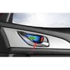 For Mazda 3 Axela 2014-2018 Blue Titanium Inner Door Bowl Cup Cover Trim 4PCS