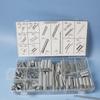 300pcs Spring Assortment Kit - 20 Sizes Galvanized Steel Compression/Tension/Extension Springs for Mechanical DIY Home Repairs