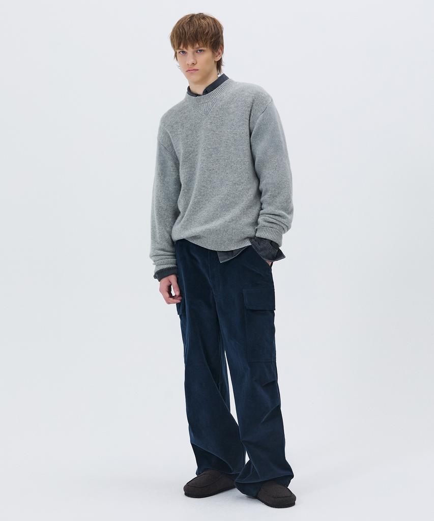 NOHANT Essential Cashmere Knit Sweater Gray