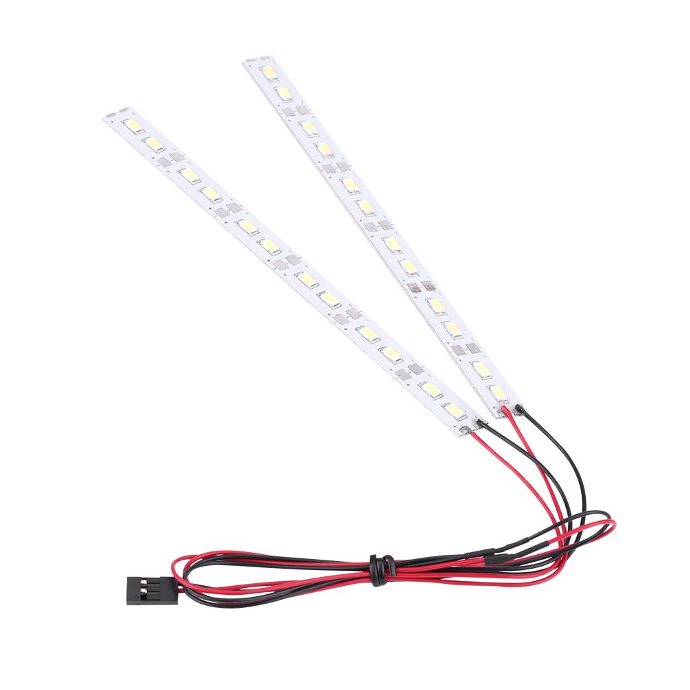 24 LEDs Chassis Light LED Strip 6V for 1 10 1 8 RC Car Crawler Buggy