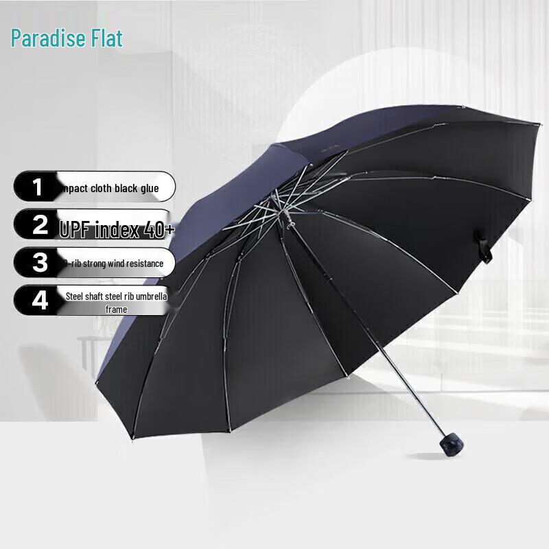 Paradise Umbrella Large Double Windproof Blackout Sun/Rain Umbrella
