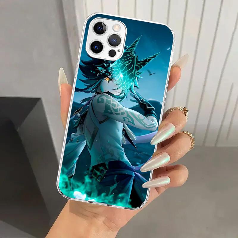 Xiao Genshin Impact Phone Case for Iphone 17 Air 16 15 Plus 14 13 Mini 12 11 Pro Max 16E 7 8 SE 2020 Soft Funda Print Shell 17 A