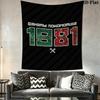 Lokomotiv Moscow Glory Wall Hanging Printed Fabric Blanket Decorative Tapestries for Bedroom Living Room Home Decor