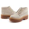 Timberland Waterproof Height Increasing Casual Thick Sole Ankle Outdoor Boots Women Boots White A64FRW