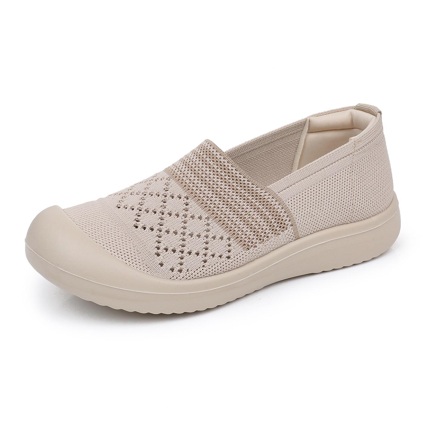 

Women s Knitted Mesh Sneakers Non Slip Walking Shoes Breathable Work Running Shoes Casual Comfortable Lightweight Tennis Workout Shoes for Women 41
