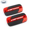 For Honda CBF1000 CBF1000F CBF1000FA Motorcycle CNC Aluminum Accessories Front Brake Fluid Reservoir Cover Cylinder Oil Tank Cap