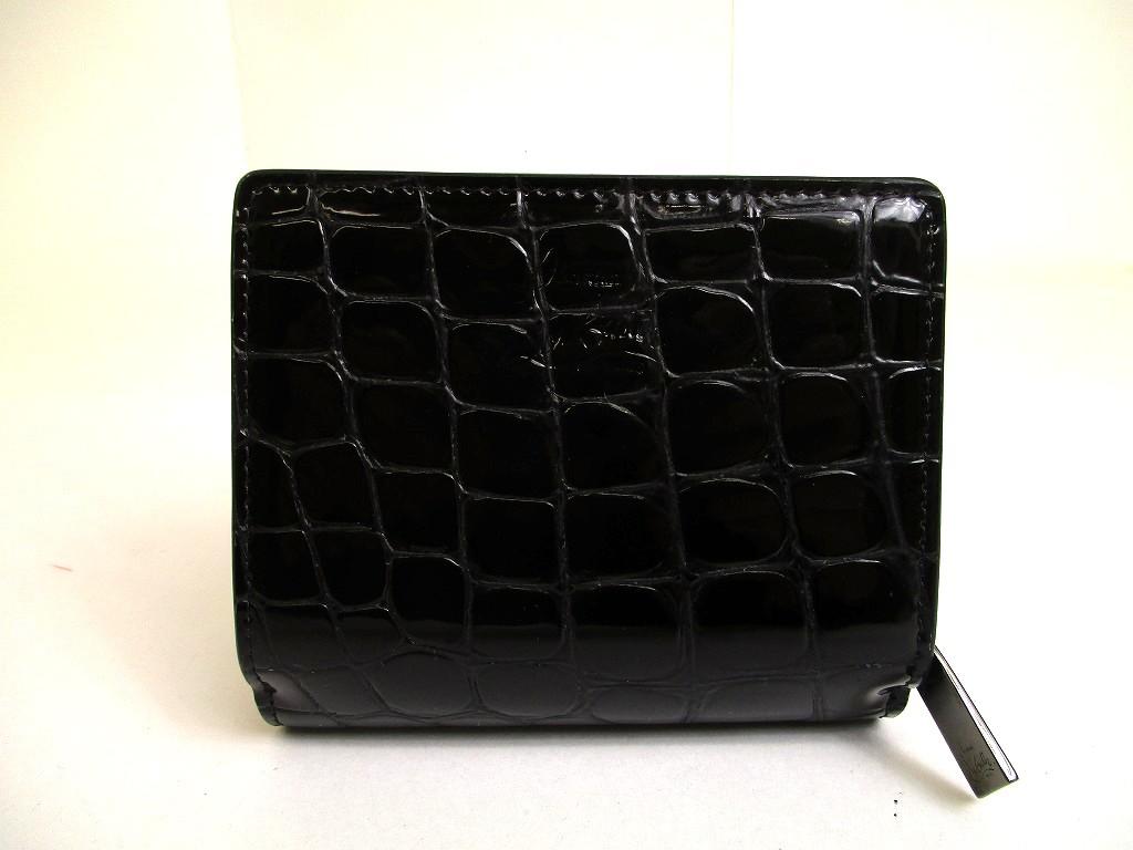 Authentic Christian Louboutin Loubi54 Black Red Leather Bifold Wallet #a911  Refurbished