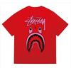 Tricou Bumbac Classic cu Imprimeu Ape Lightning Unisex Mânecă Scurtă Croială Largă Îmbrăcăminte Casual