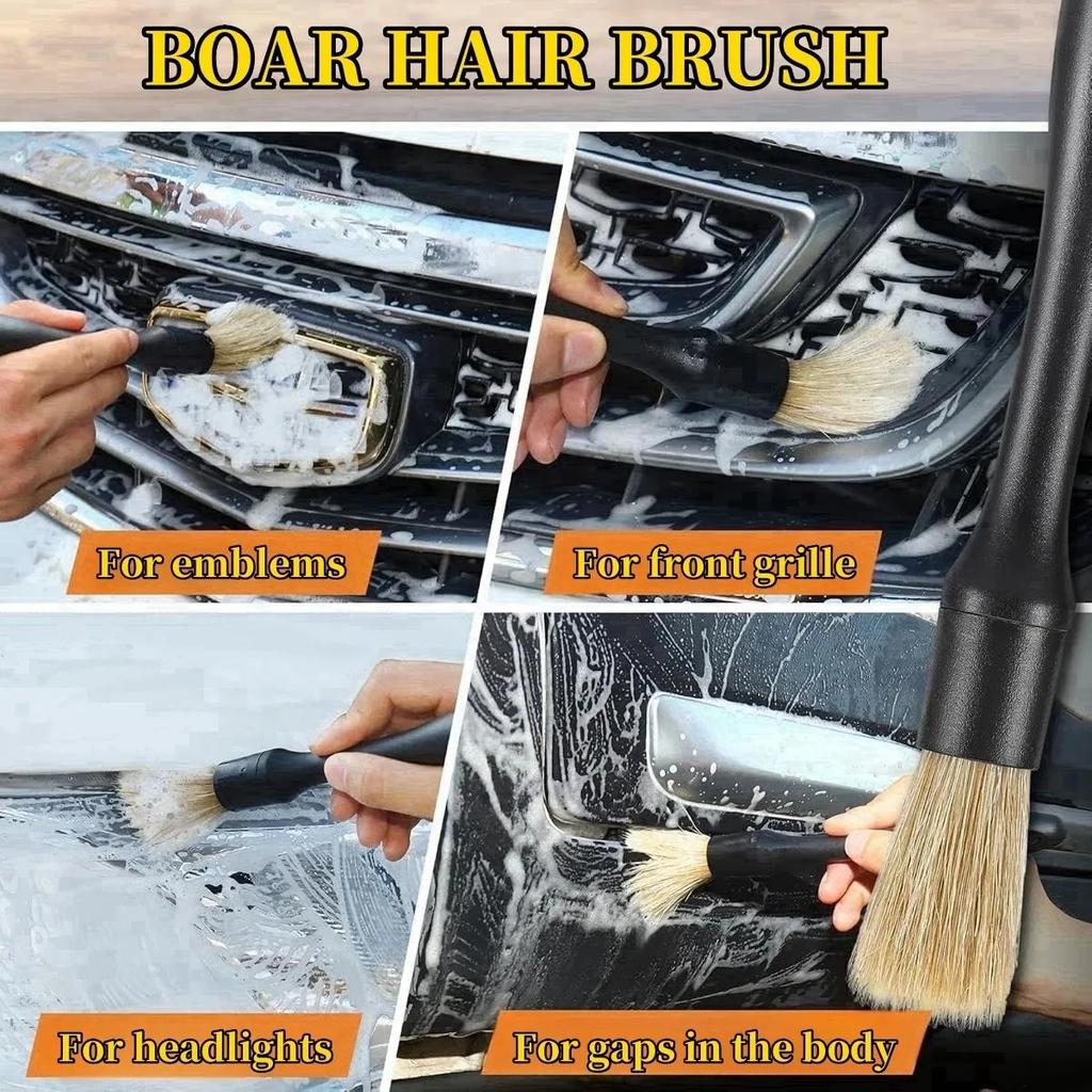 Automotive Interior Dust Brush Car Wash Cleaning Detailing Brushes Dashboard Air Outlet Uses For Wheel Brush