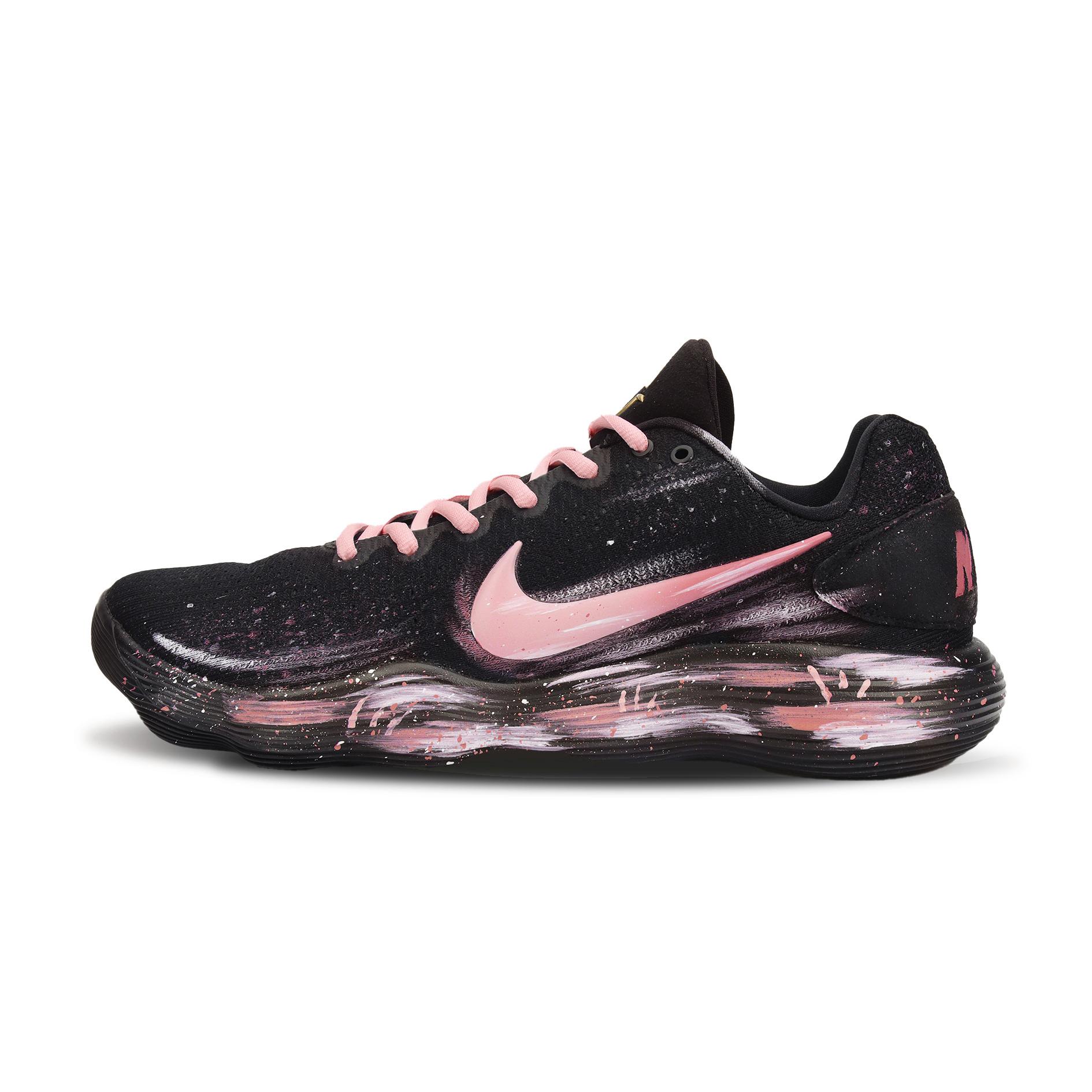 

Nike Hyperdunk 2017 Cherry Blossom Cushioning Abrasion Resistant Cushioning, Wear Resistant Low top Basketball Shoes IH0634-070(Team900-) 40