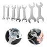 Ultra-thin Wrench Set, Hex Wrench, Thin, Double Open-End Wrench (7-Piece Set), Double Open-End Wrench, 5.5-14mm Size, Approx. 2mm Thick, Multi-Functio
