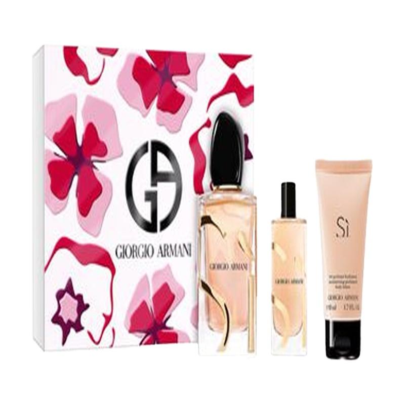 Armani GIORGIO George YES Eau de Parfum Perfume Set Fresh Fragrance Perfume 100ml + Perfume Sample 15ml + Body Lotion 50ml