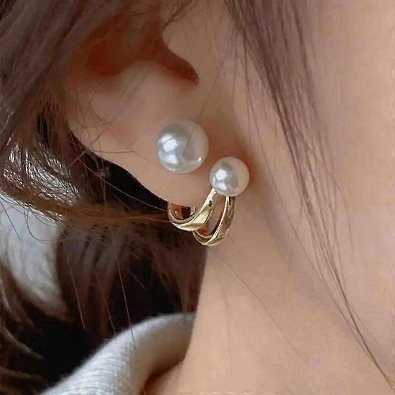 Classic Pearl Earrings: Retro Style, Banquet Souvenirs