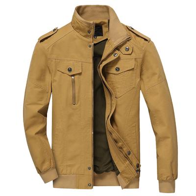 Men's Jacket Water Wash Army Soldier Cotton Military Thin Coat Tops