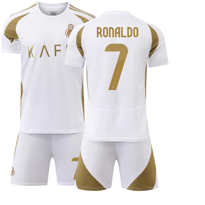 2425 Riyadh Crescent No. 10 Neymar Riyadh Victory No. 7 Ronaldo Children's Adult Cross-border Football Suit