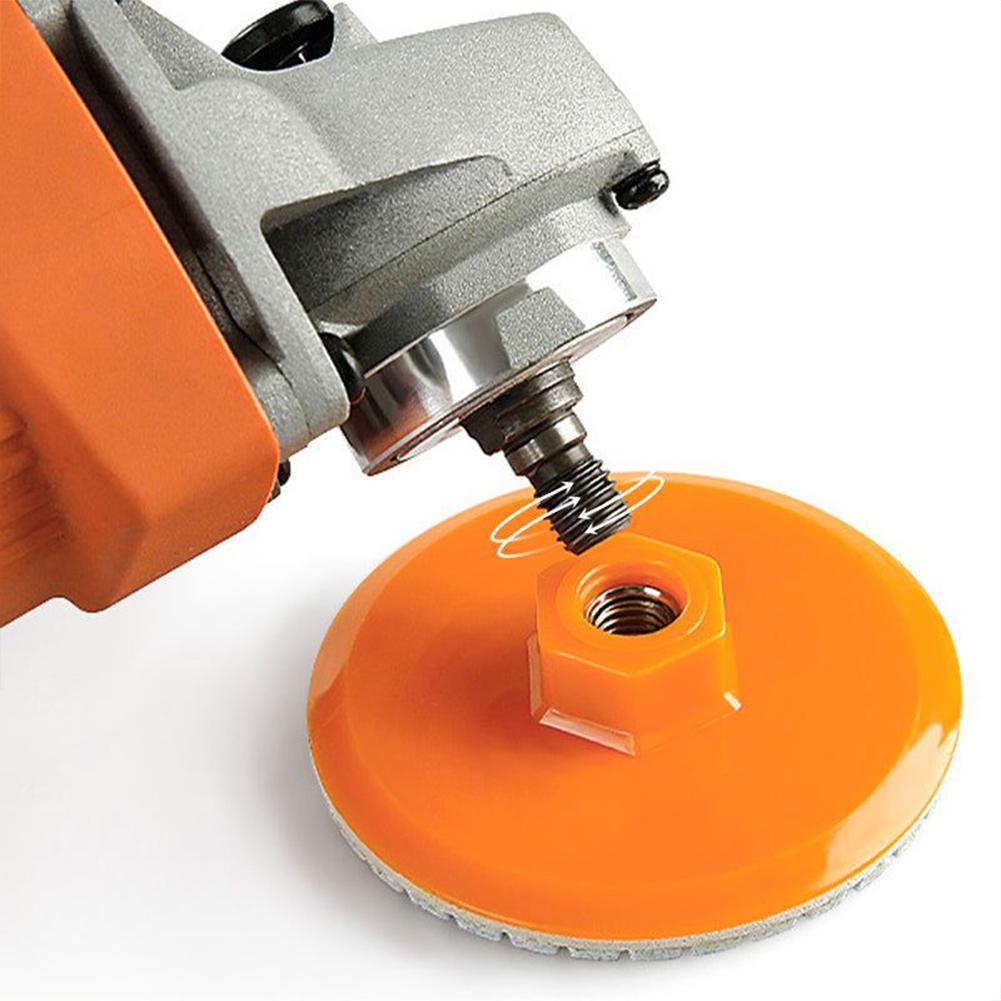 80mm Ceramic Tile Trimming Polishing Disc M10 Angle Grinder Wet&Dry Polishing Marble Quartz Stone Chamfering Grinding Edge 150#